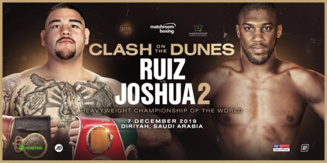 Anthony Joshua vs Andy RuizJr 2 Fight Poster