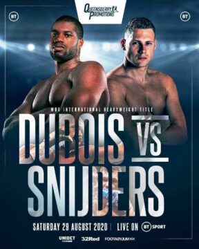 Daniel Dubois vs Ricardo Snijders