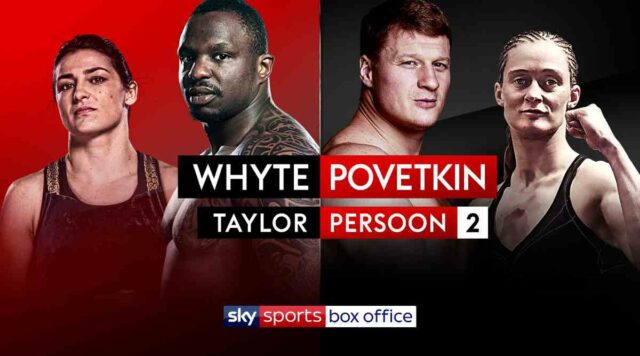 Whyte vs Povetkin Fight Poster