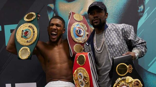 Anthony Joshua Floyd Mayweather Jr