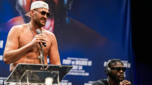 Tyson Fury Deontay Wilder Los Angeles Press Conference