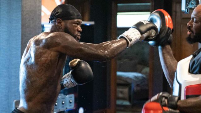 Deontay Wilder Training