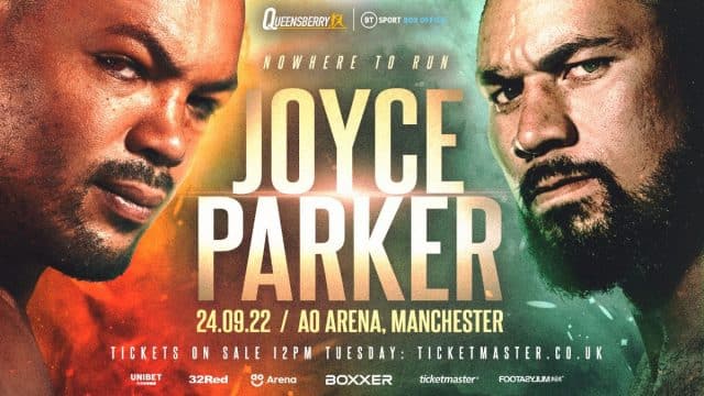 Joe Joyce vs Joseph Parker