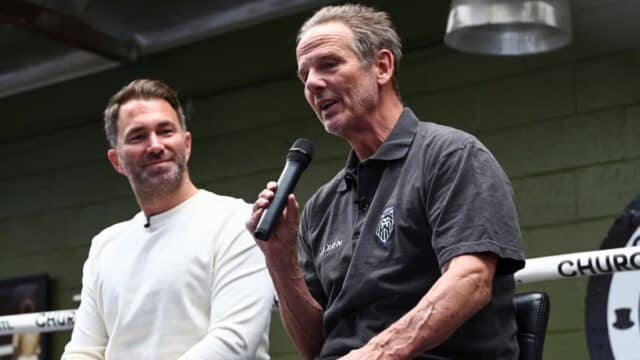 Eddie Hearn Peter Berg Matchroom Gym