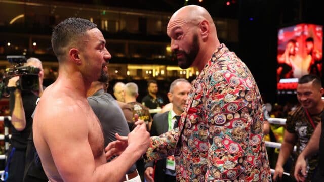 Joseph Parker Tyson Fury heavyweight boxing riyadh saudi arabia