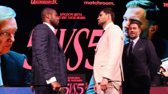 Filip Hrgovic vs Daniel Dubois Press Conference London April 2024 Boxing