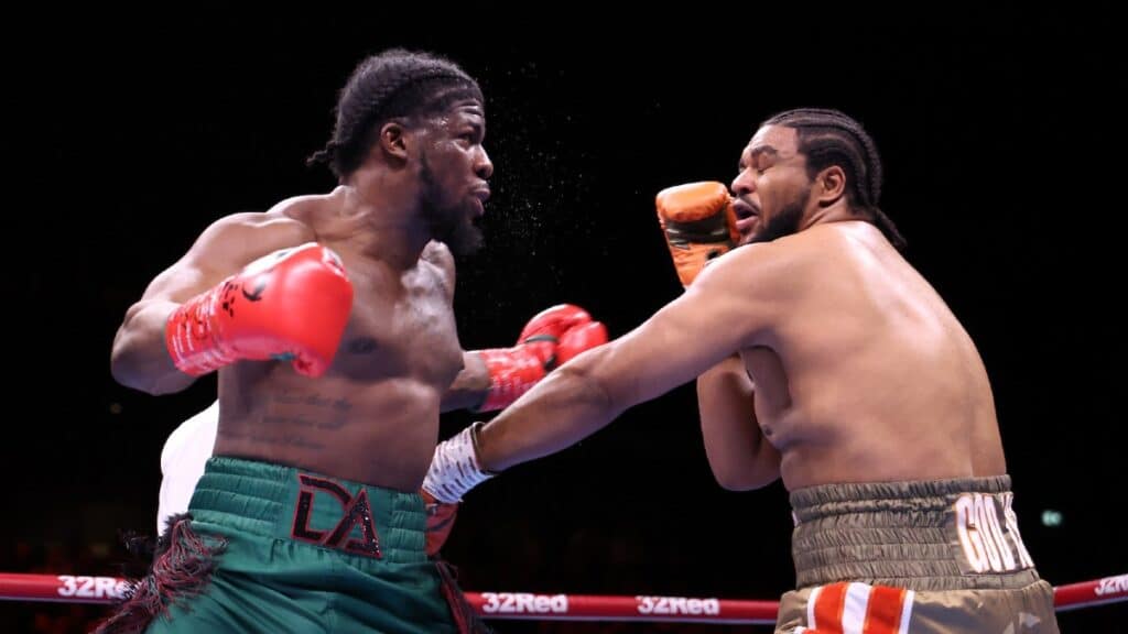 David Adeleye vs Jeamie Tshikeva British heavyweight title Manchester DAZN April 2025