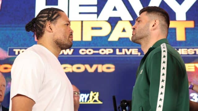 Joe Joyce vs Filip Hrgovic Weigh In Manchester April 2025 DAZN