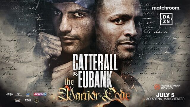 Jack Catterall vs Harlem Eubank Fight Poster Manchester July 5 2025