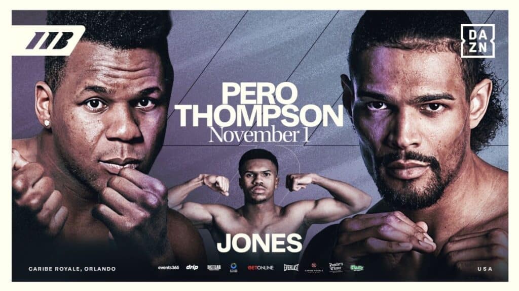 Pero vs Thompson Fight Poster DAZN